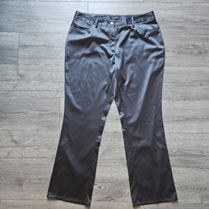 Ashley Stewart Plus 16W Gray Work Pants NWT